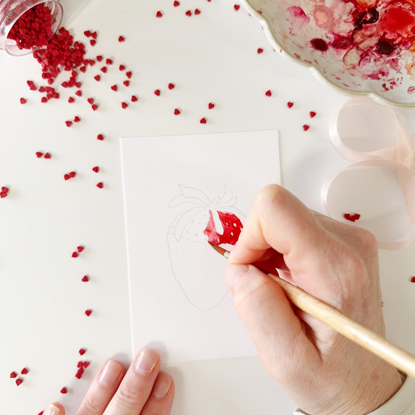 sweet treats paintable valentines