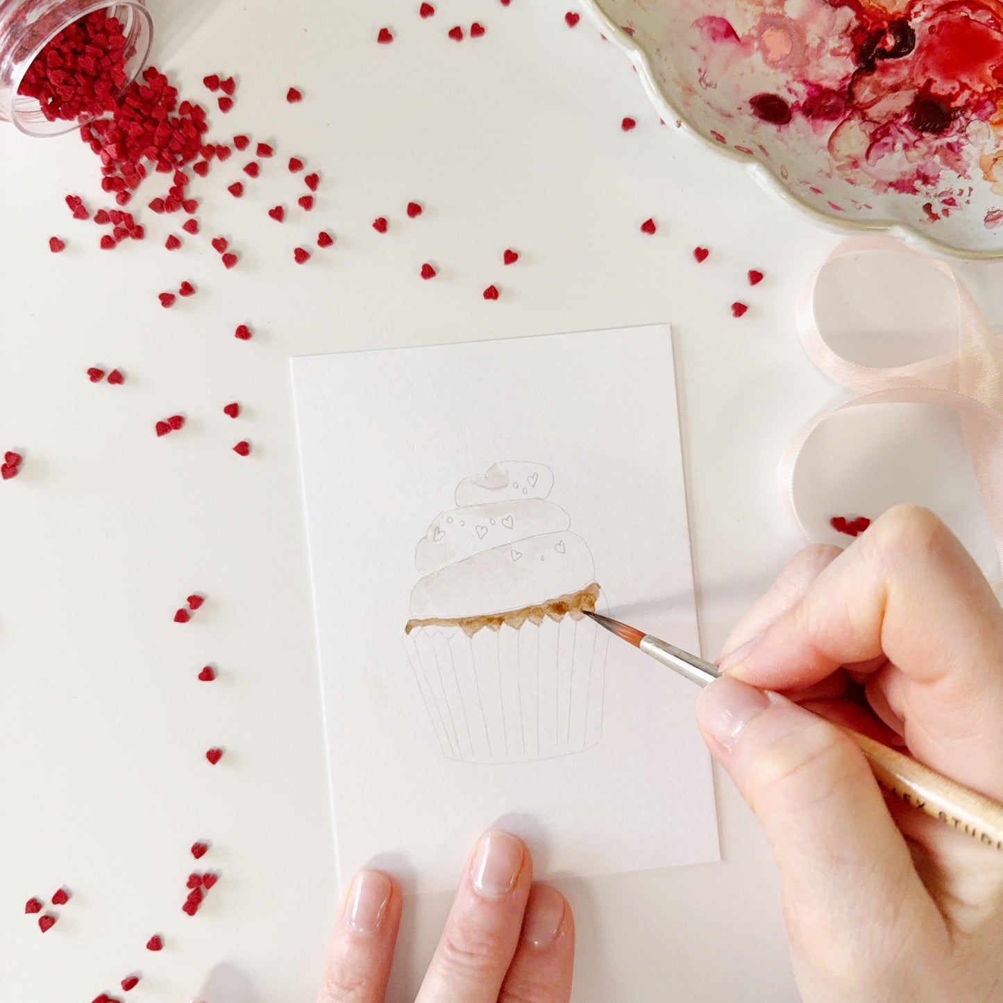 sweet treats paintable valentines