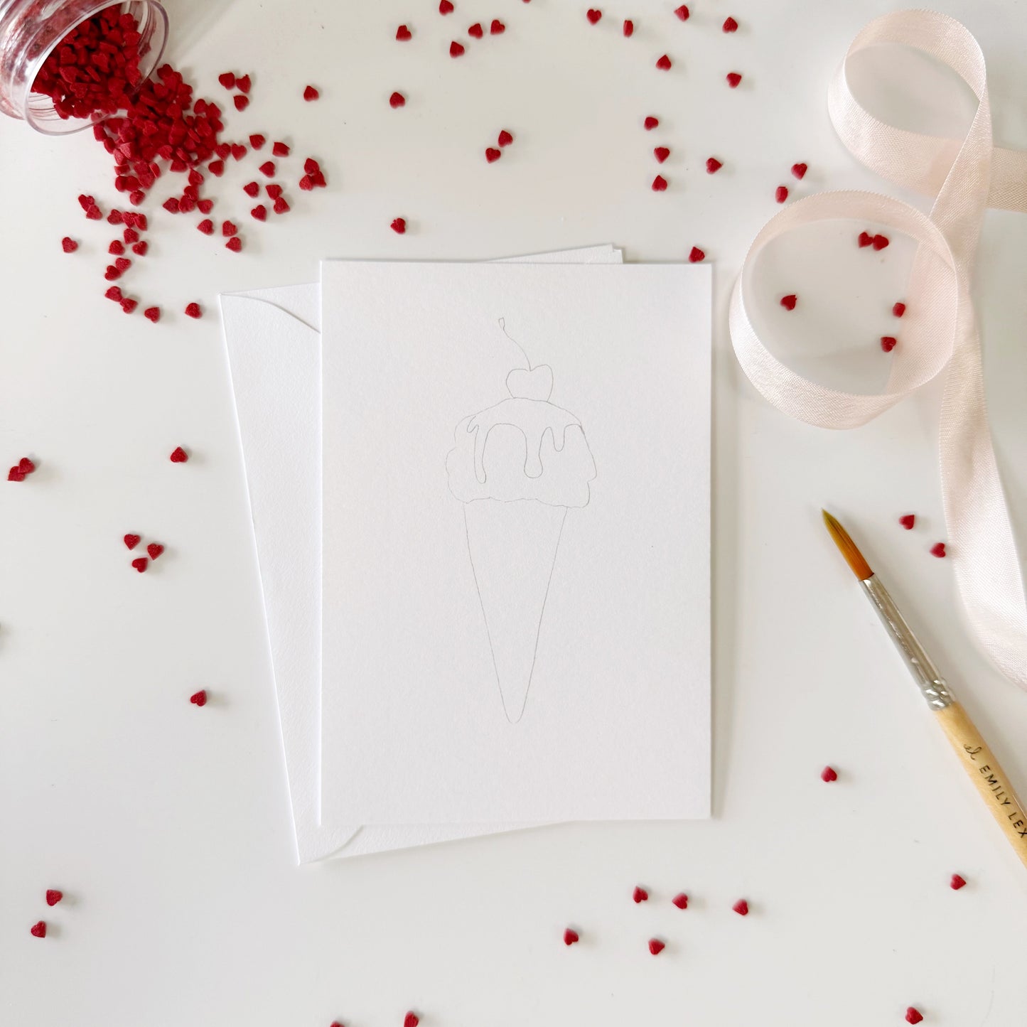 sweet treats paintable valentines