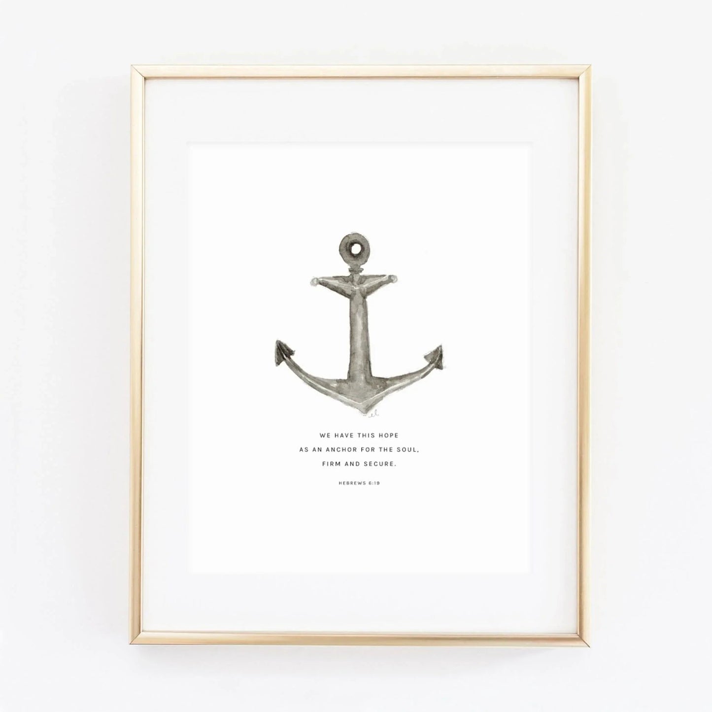 hebrews 6:19 anchor scripture print - emily lex studio