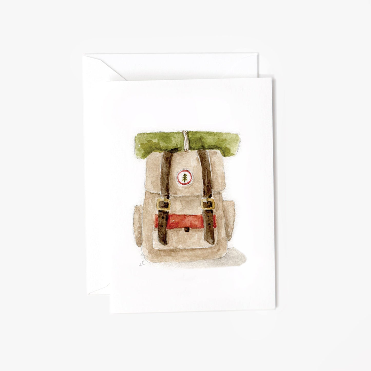 camp backpack mini notecard