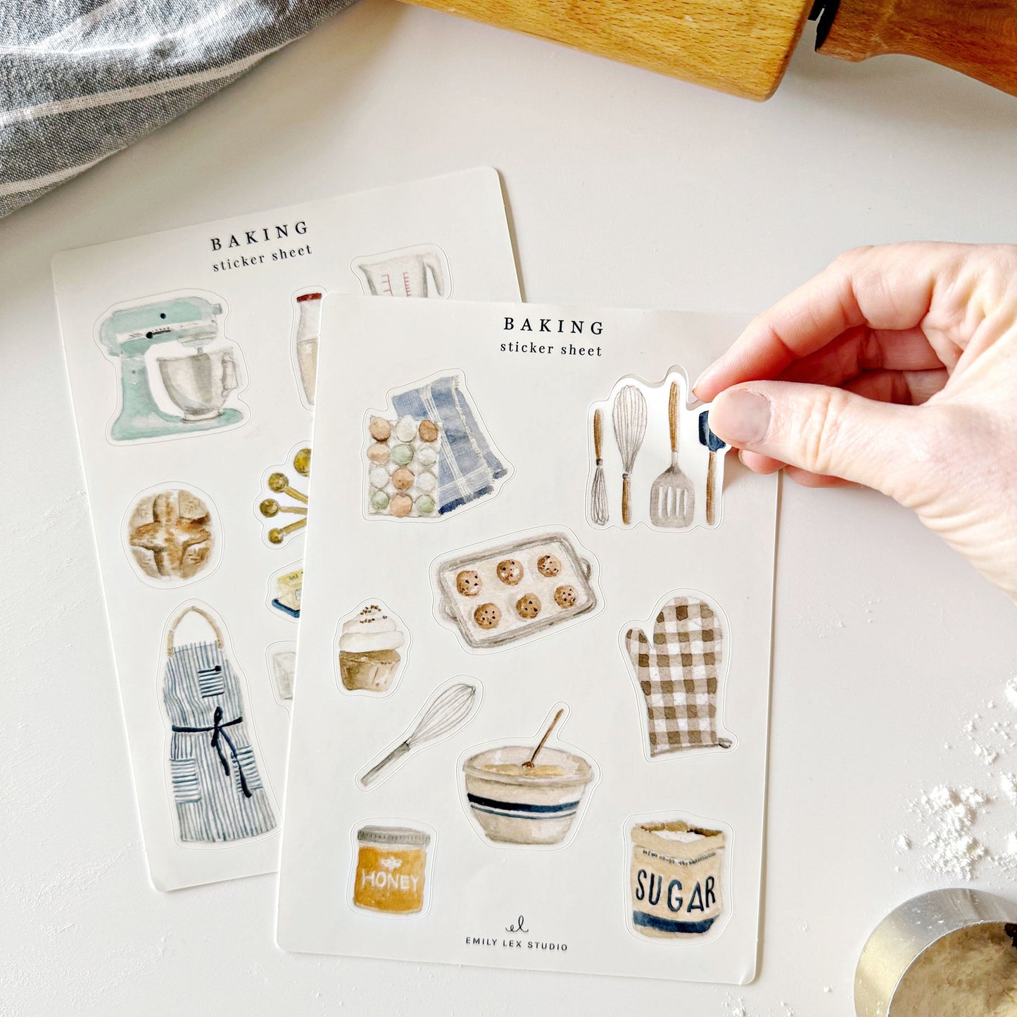baking sticker sheet