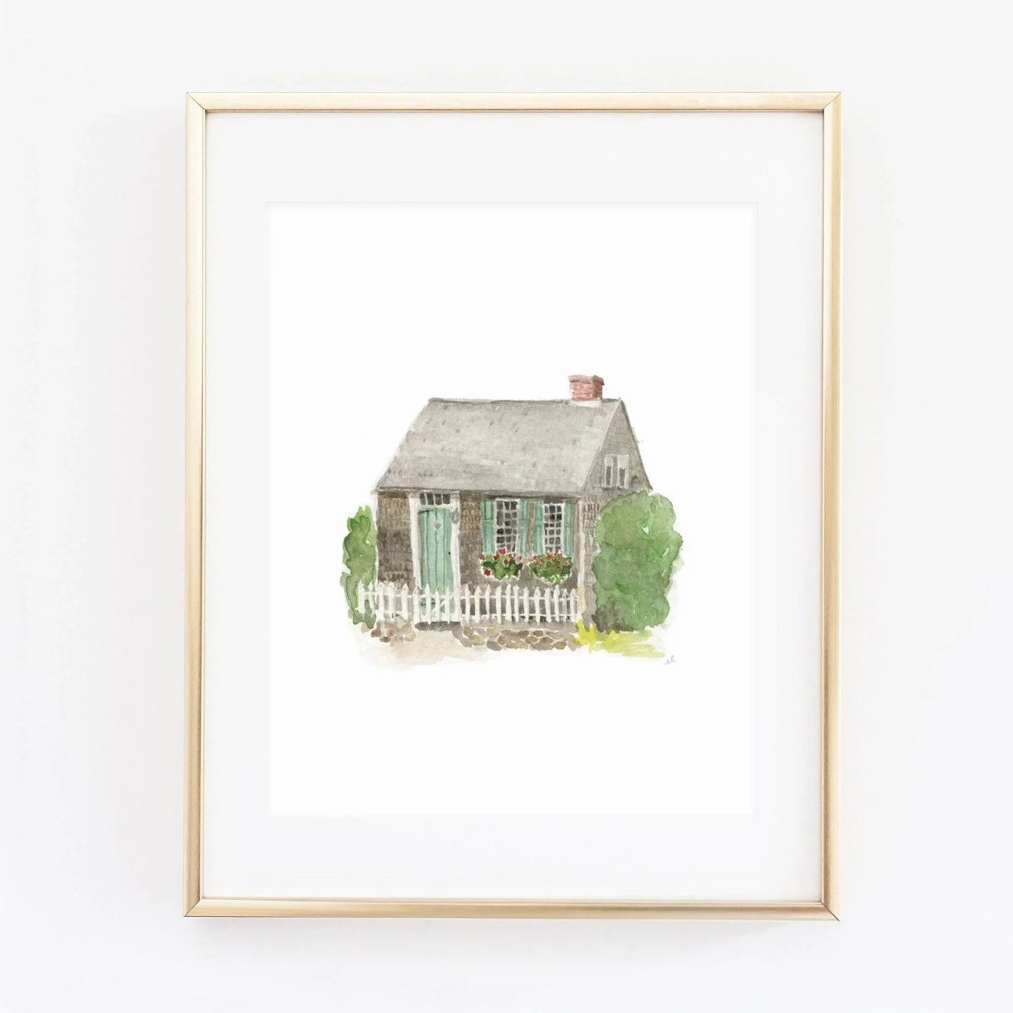 cottage art print - emily lex studio