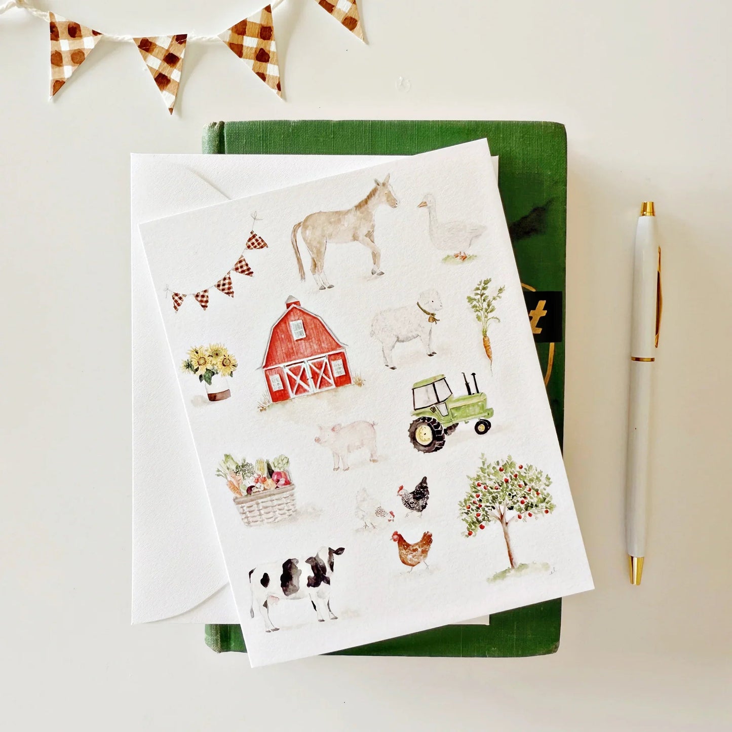 farm notecard