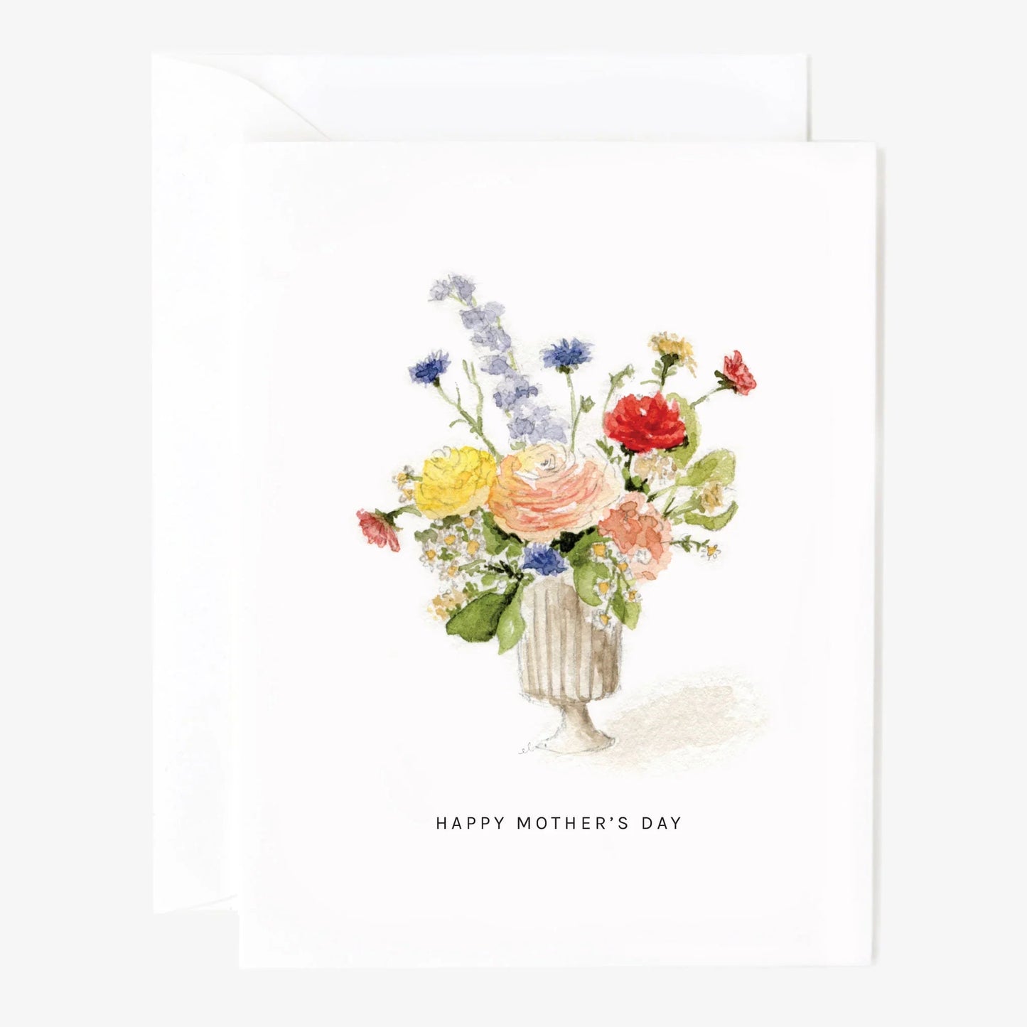 mother's day bouquet greeting card