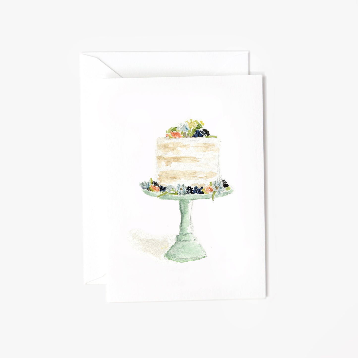 cake mini notecard