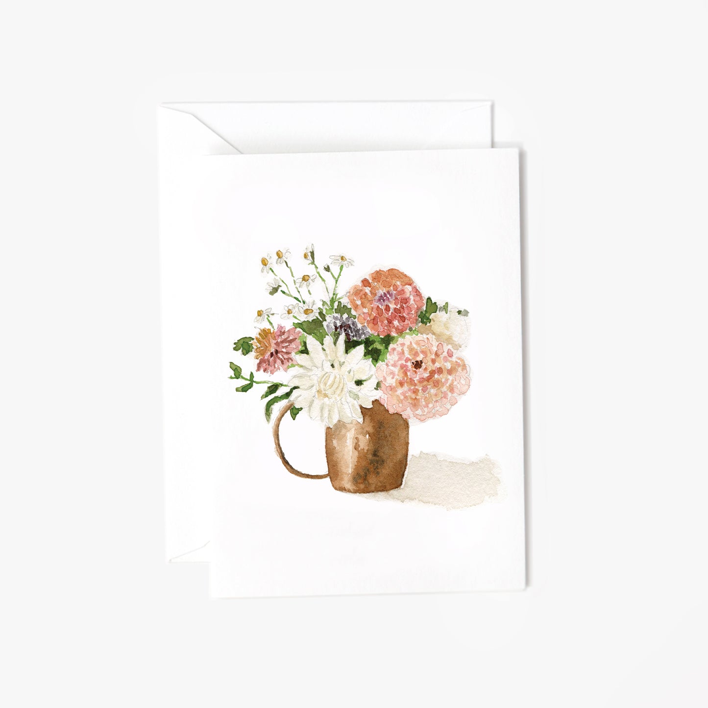 dahlia mini notecard