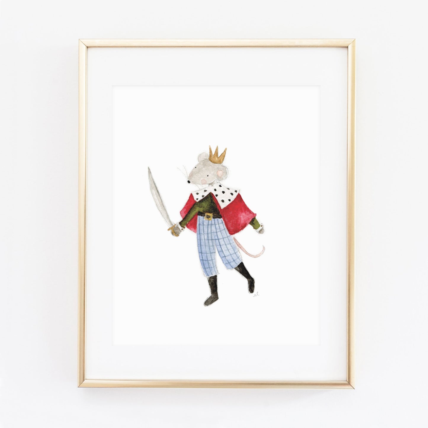 mouse king art print