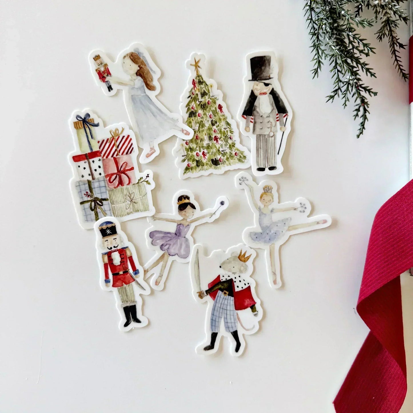 nutcracker tree sticker