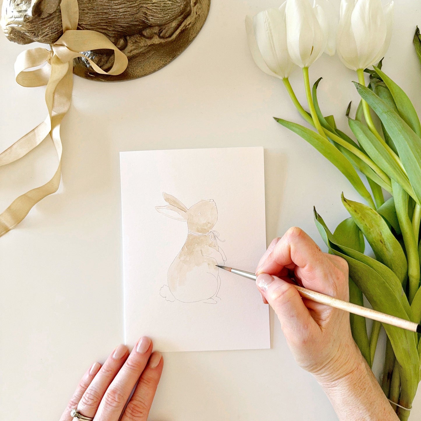 easter paintable notecards