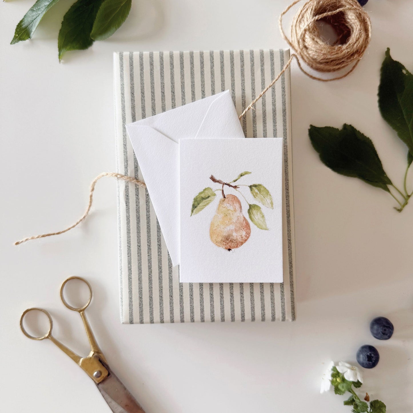 pear mini notecard