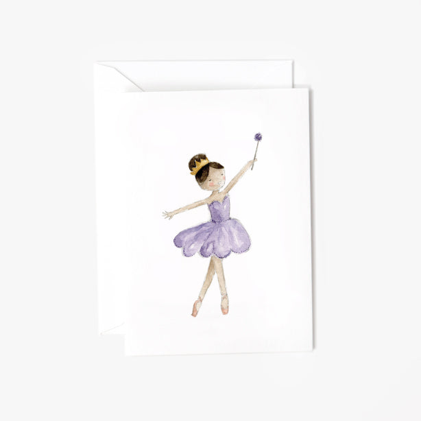 sugarplum fairy mini notecard