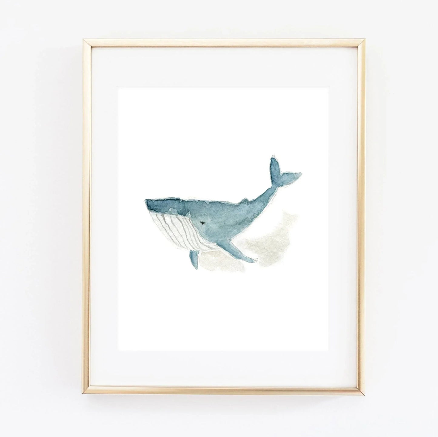 whale art print - emily lex studio