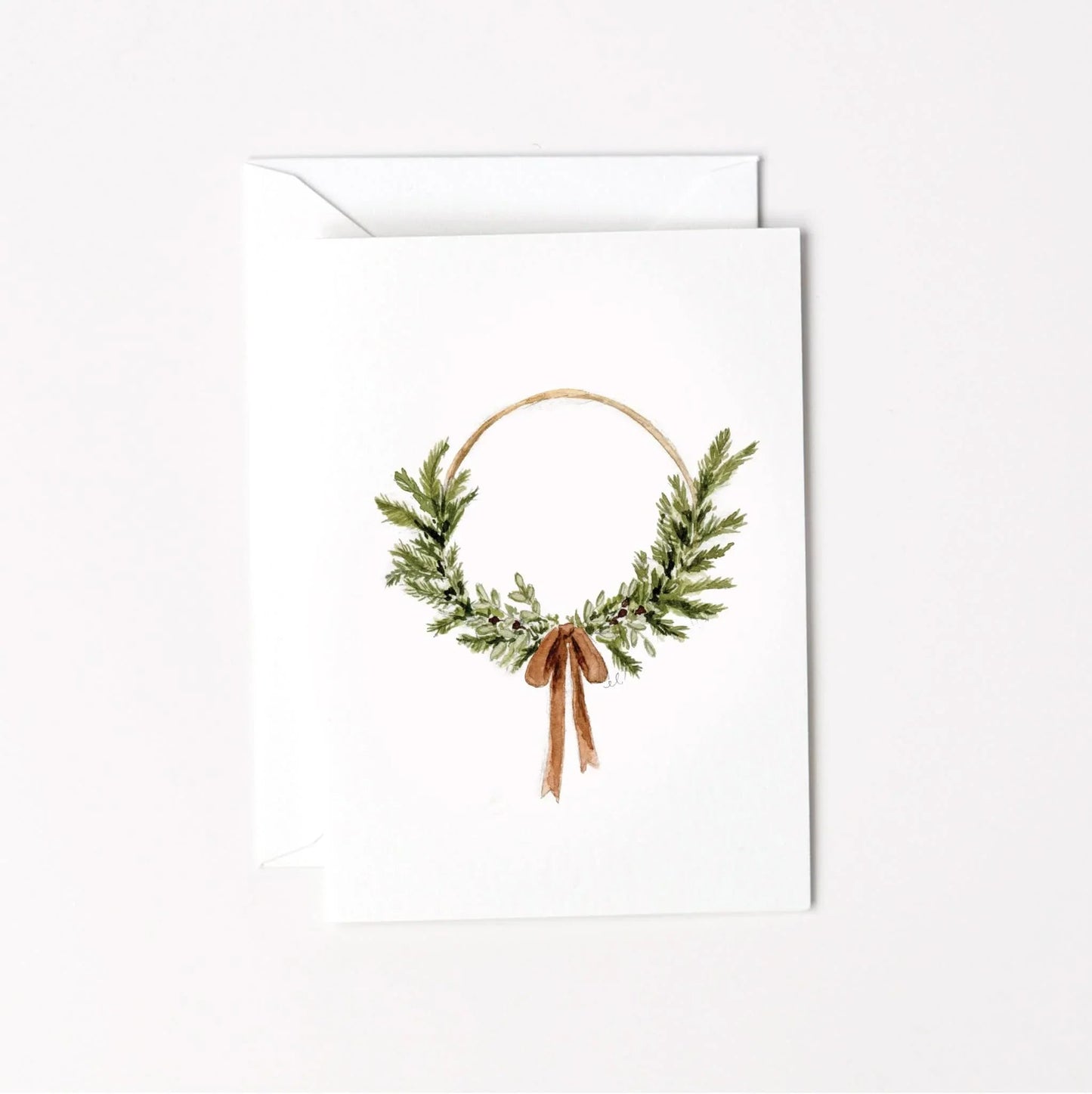 wire wreath mini enclosure notecard