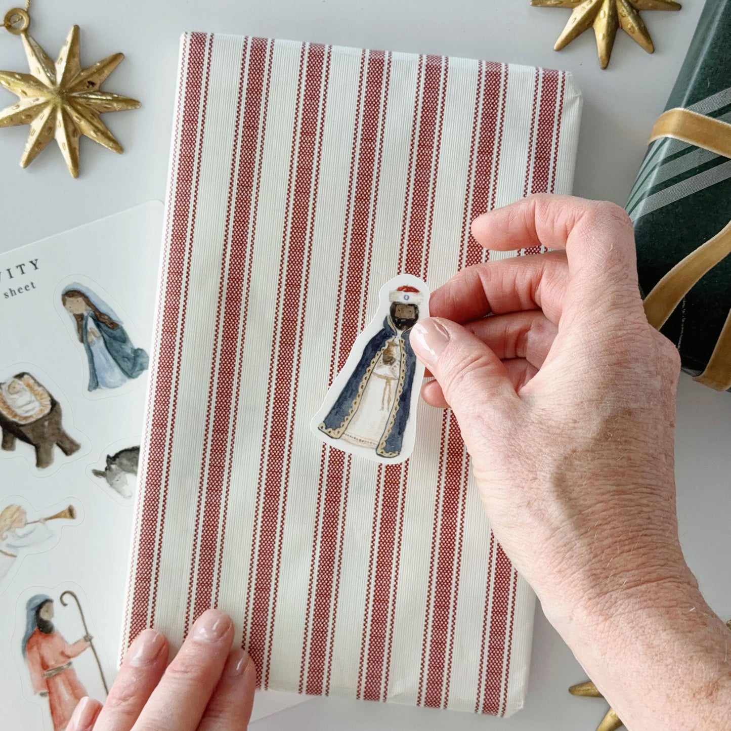 nativity sticker sheets