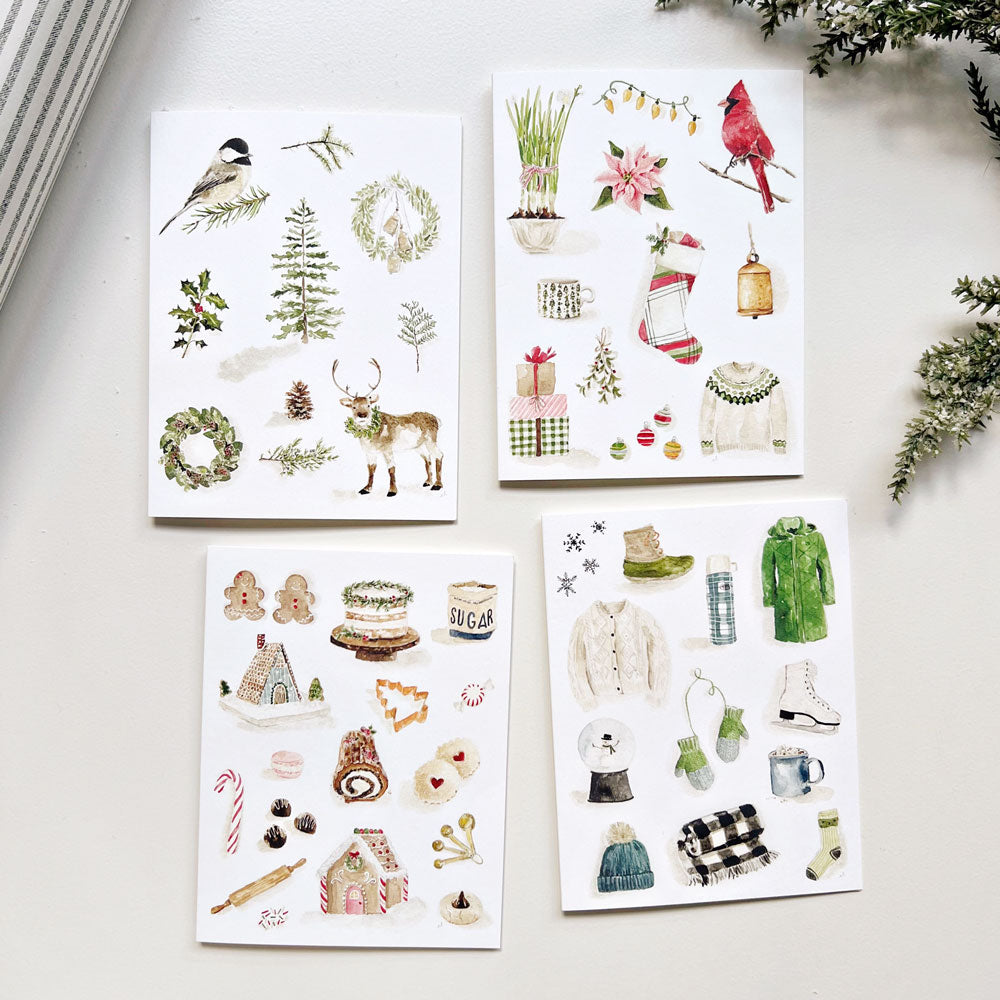 christmas notecard set