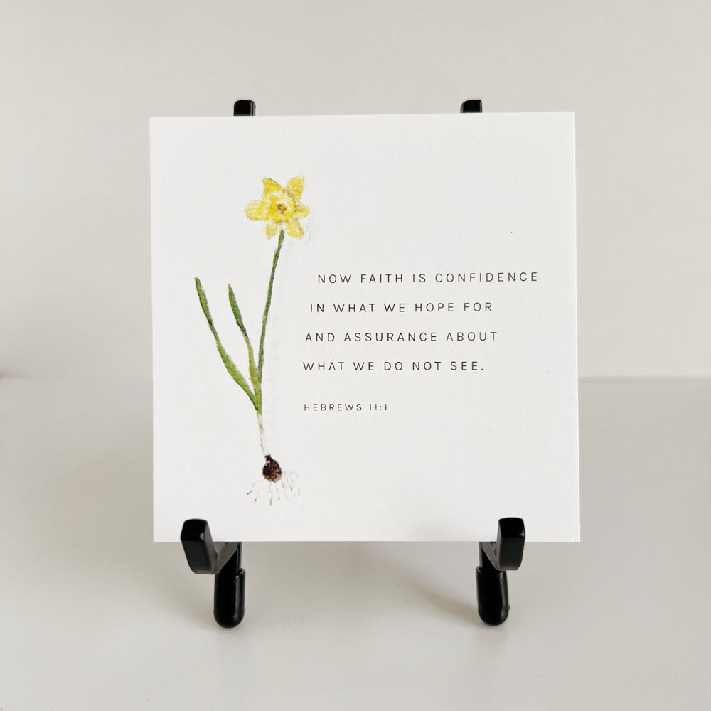 black easel card stand