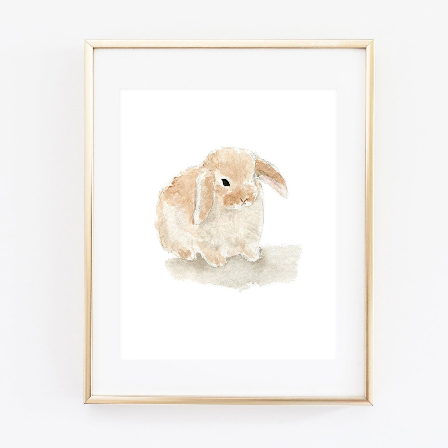 bunny art print - emily lex studio