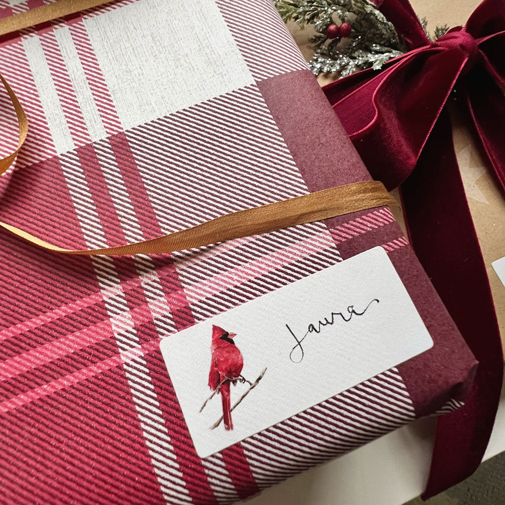 christmas gift tag sticker sheets