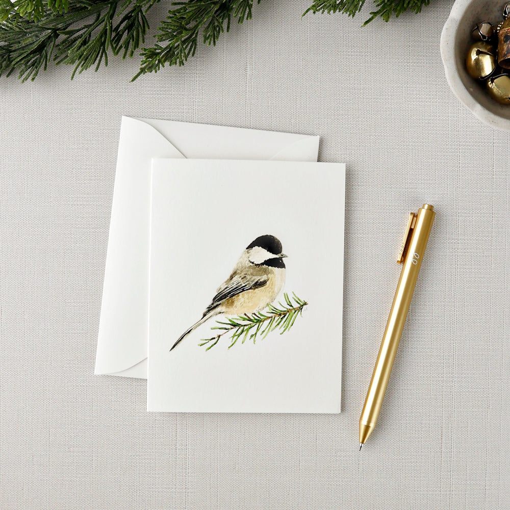 evergreen notecard set