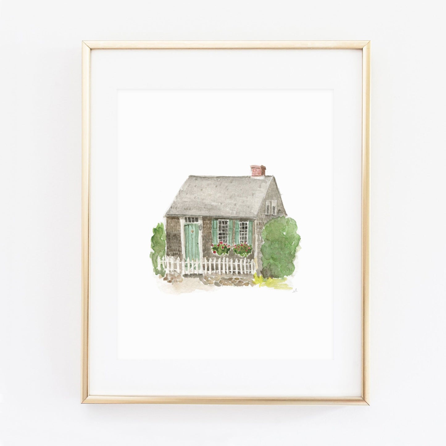 cottage art print - emily lex studio