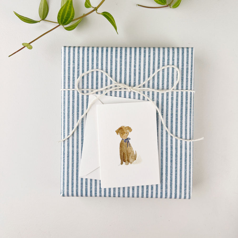 dog mini notecard