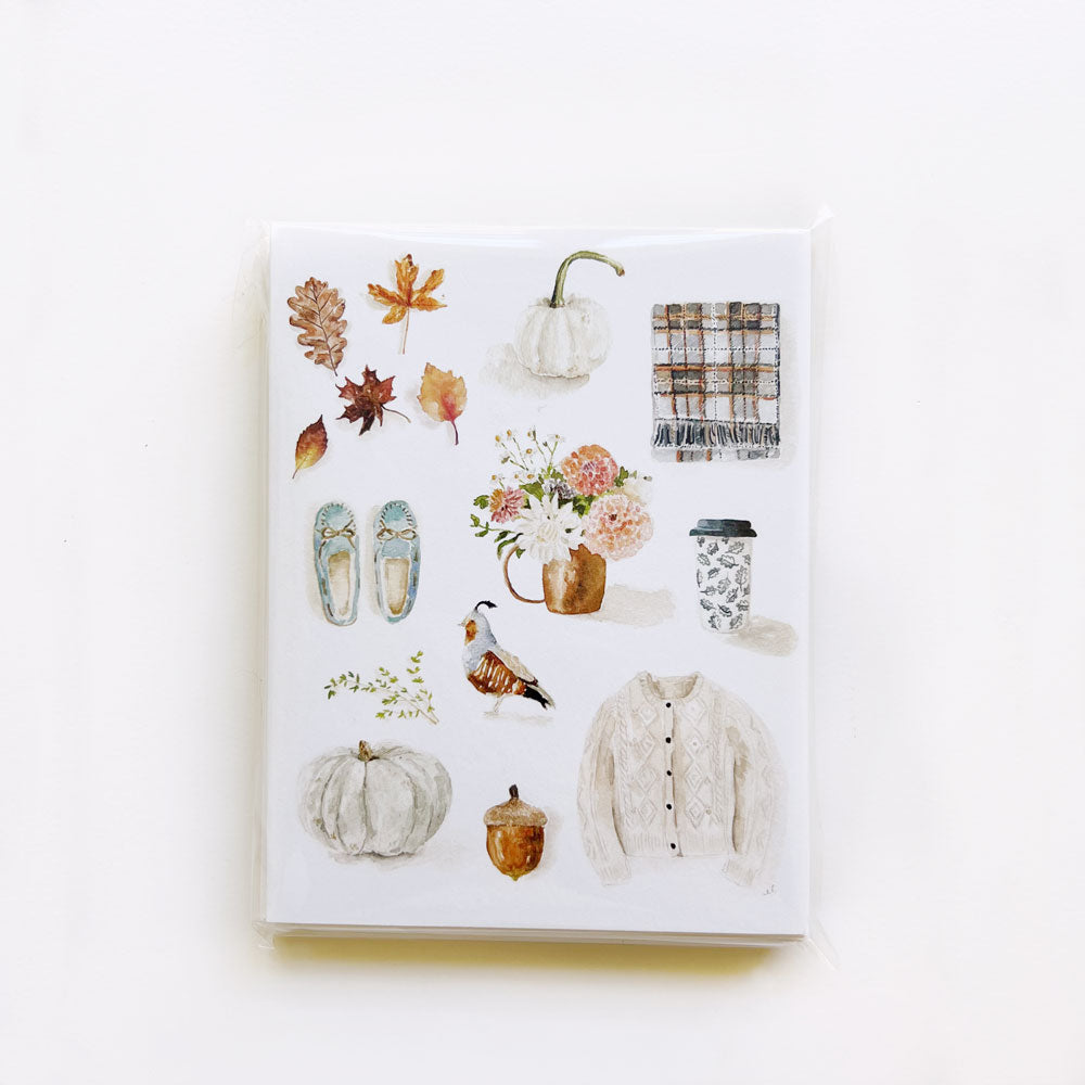 autumn notecards