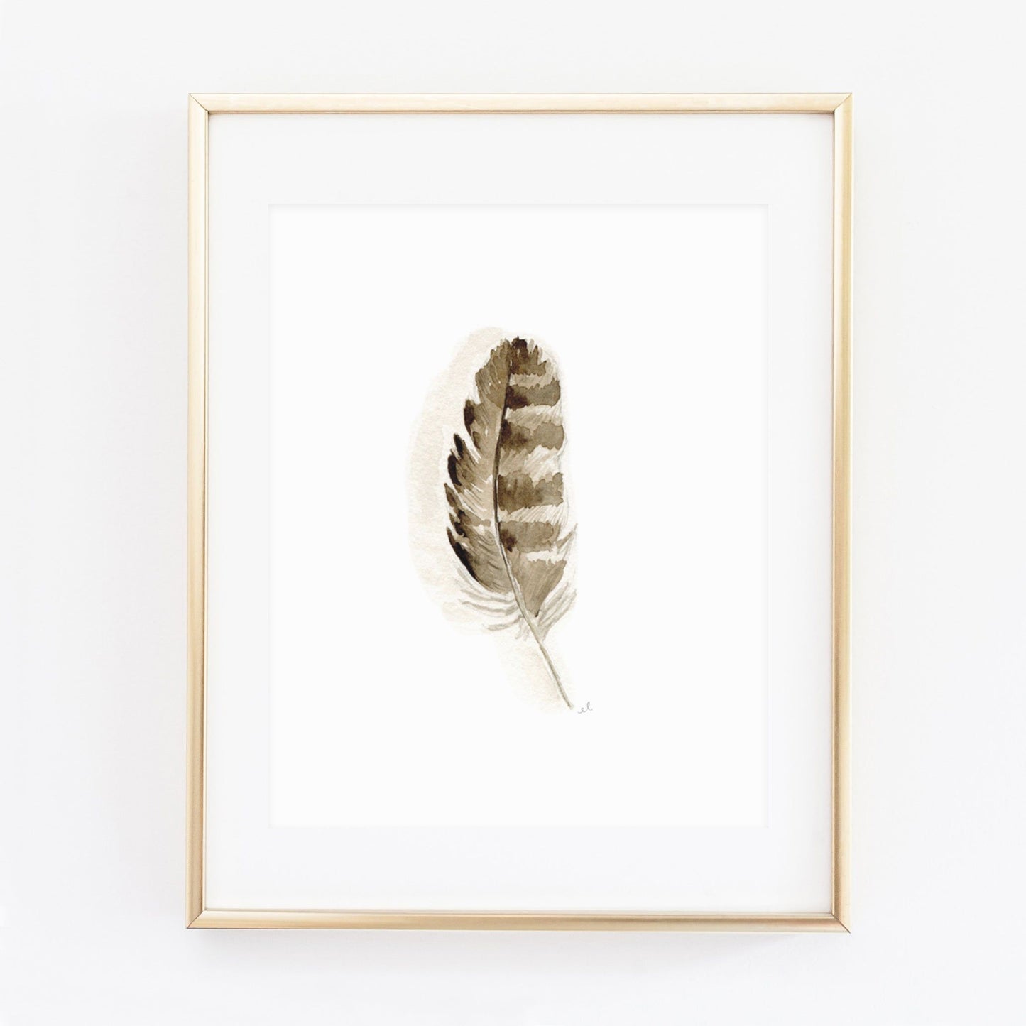 feather art print - emily lex studio