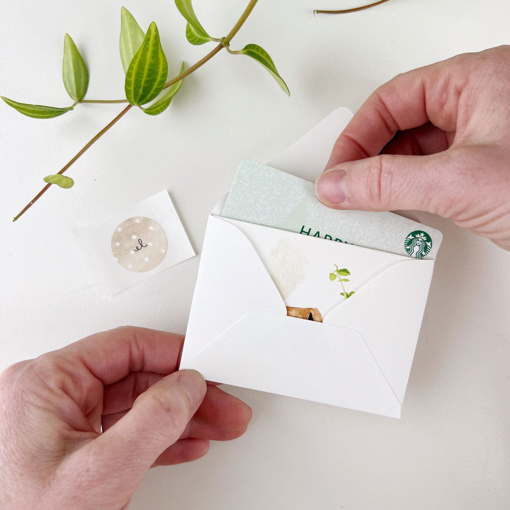 duckling mini notecard