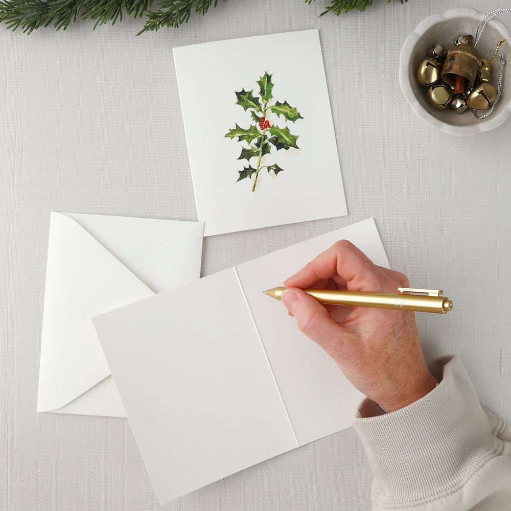 classic christmas notecard set