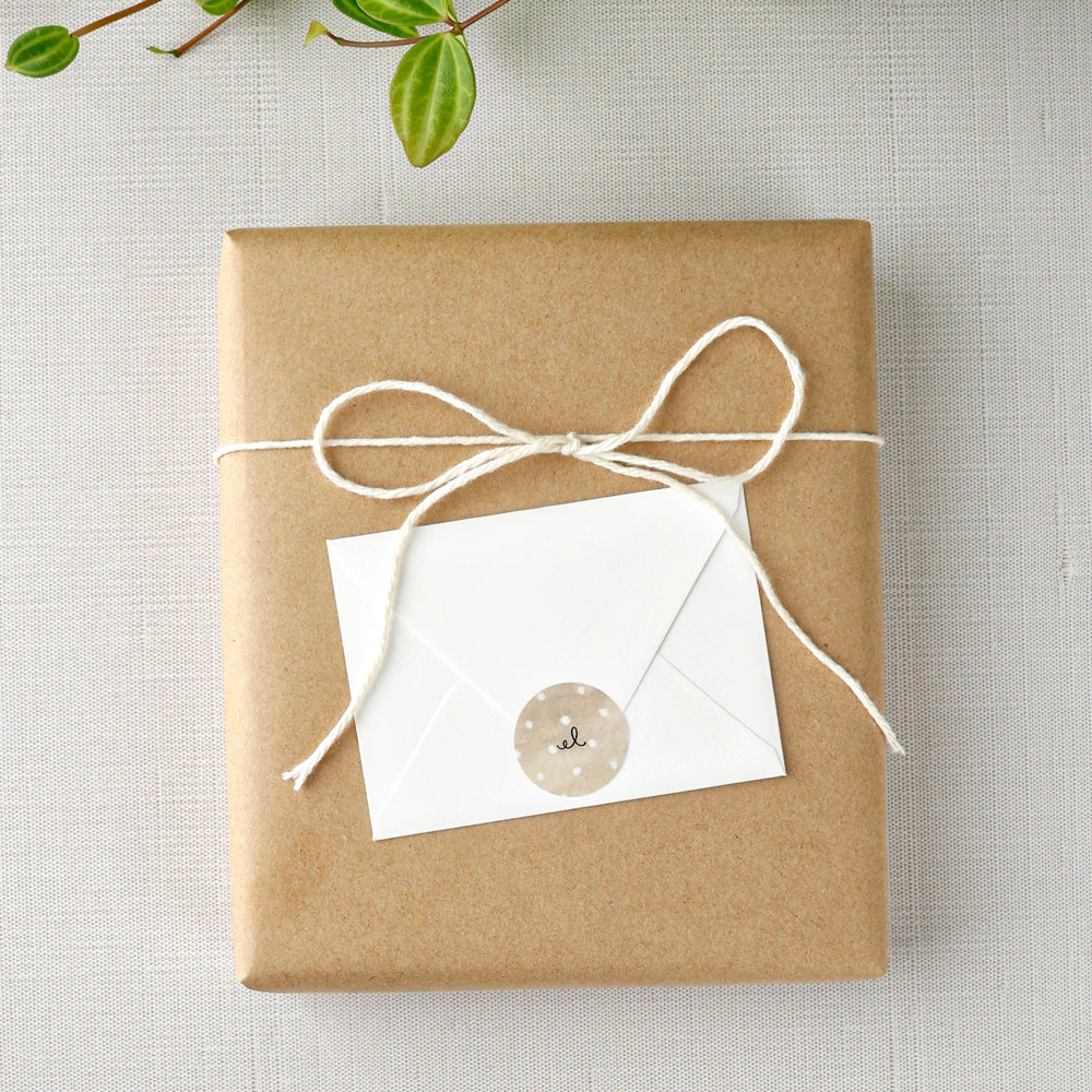 leaf mug mini notecard