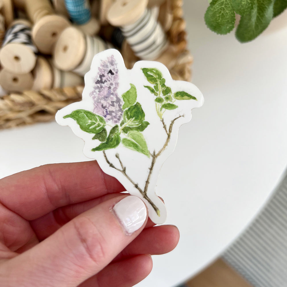 lilac sticker