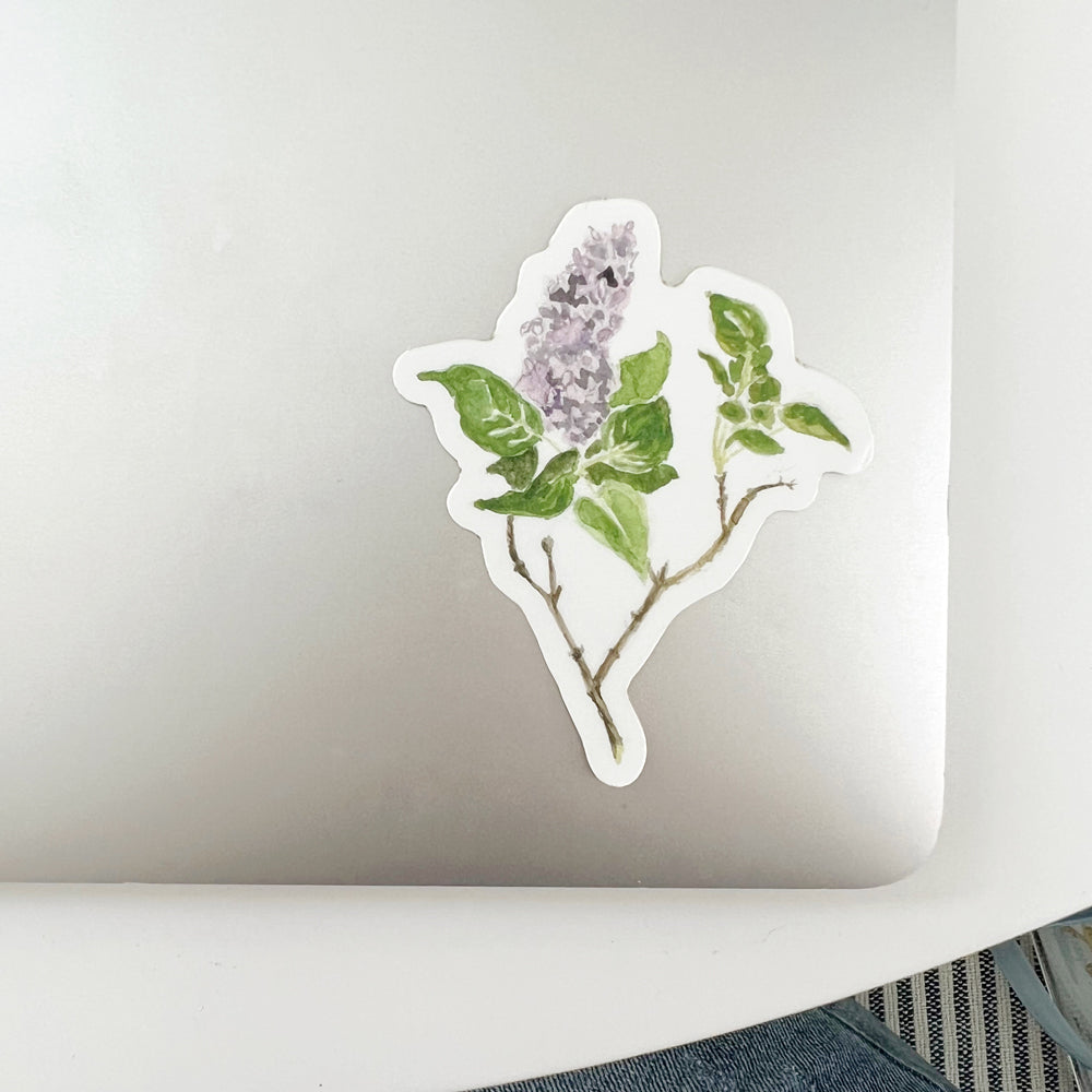 lilac sticker