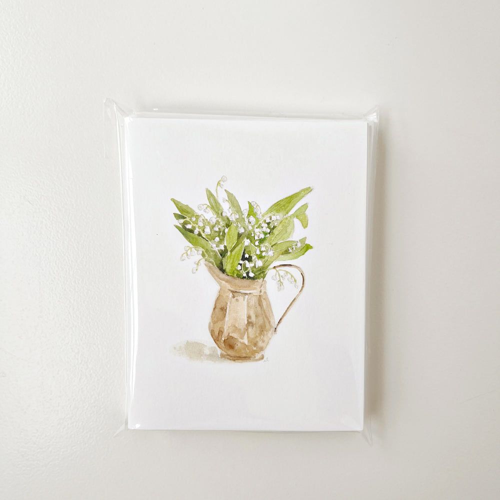 lily of the valley notecards - emily lex studio