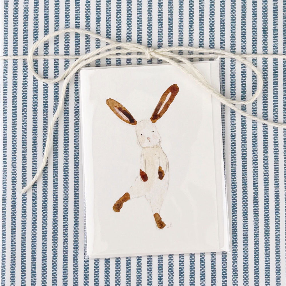 little bunny mini notecard