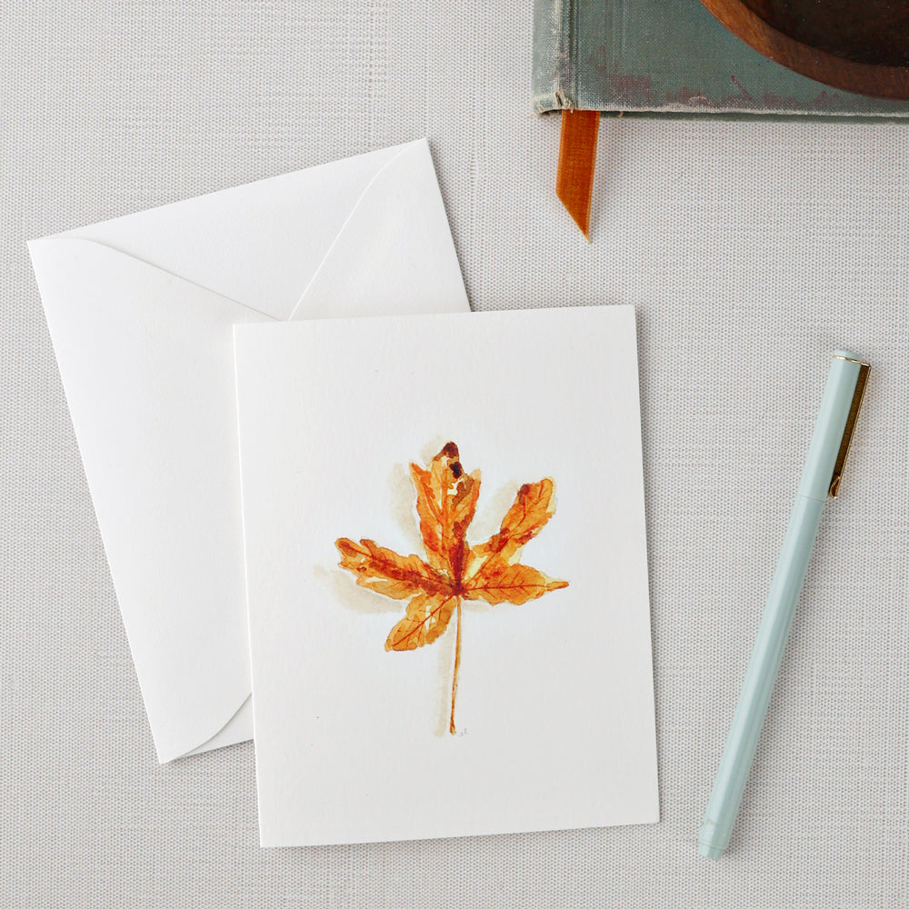 autumn notecard set