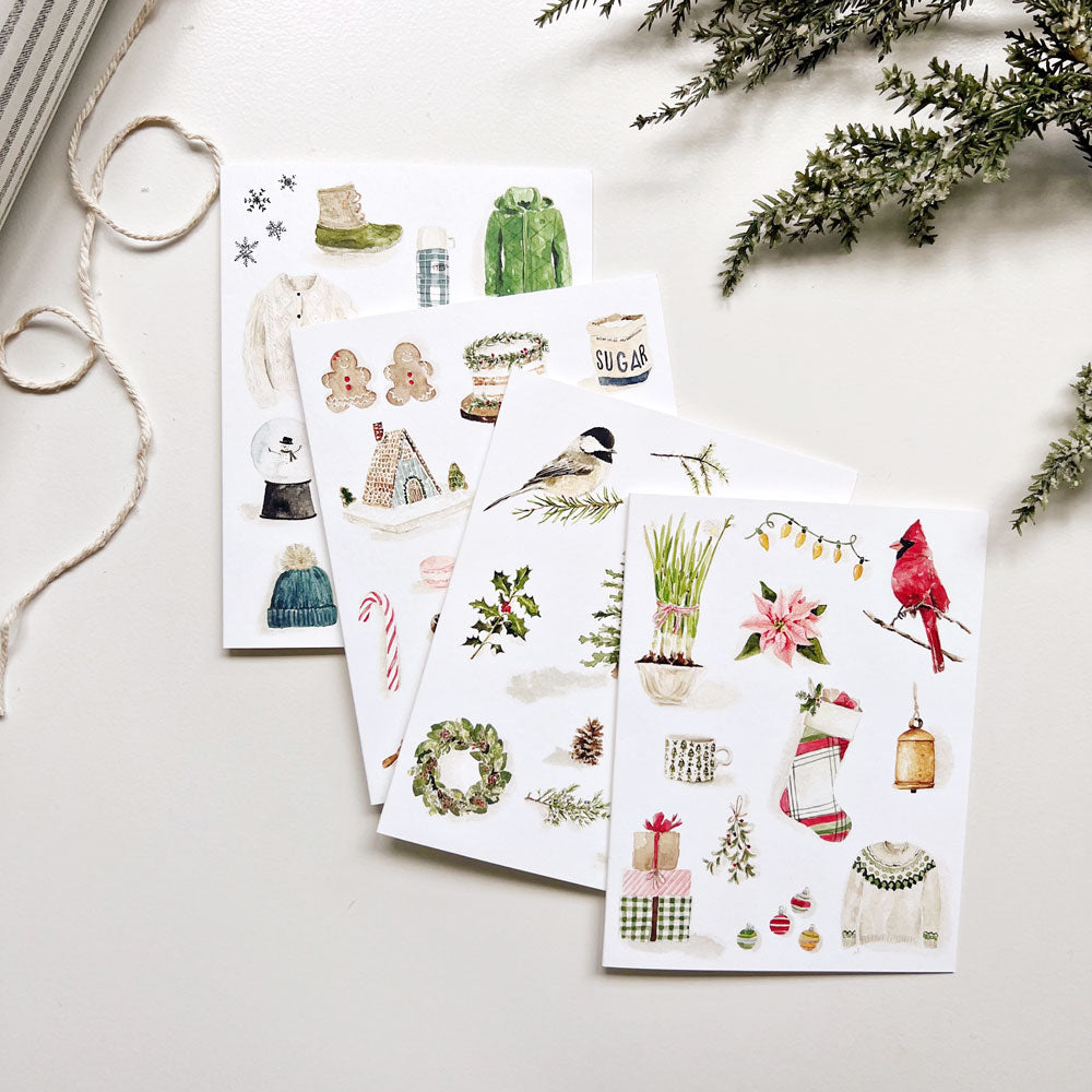 christmas notecard set