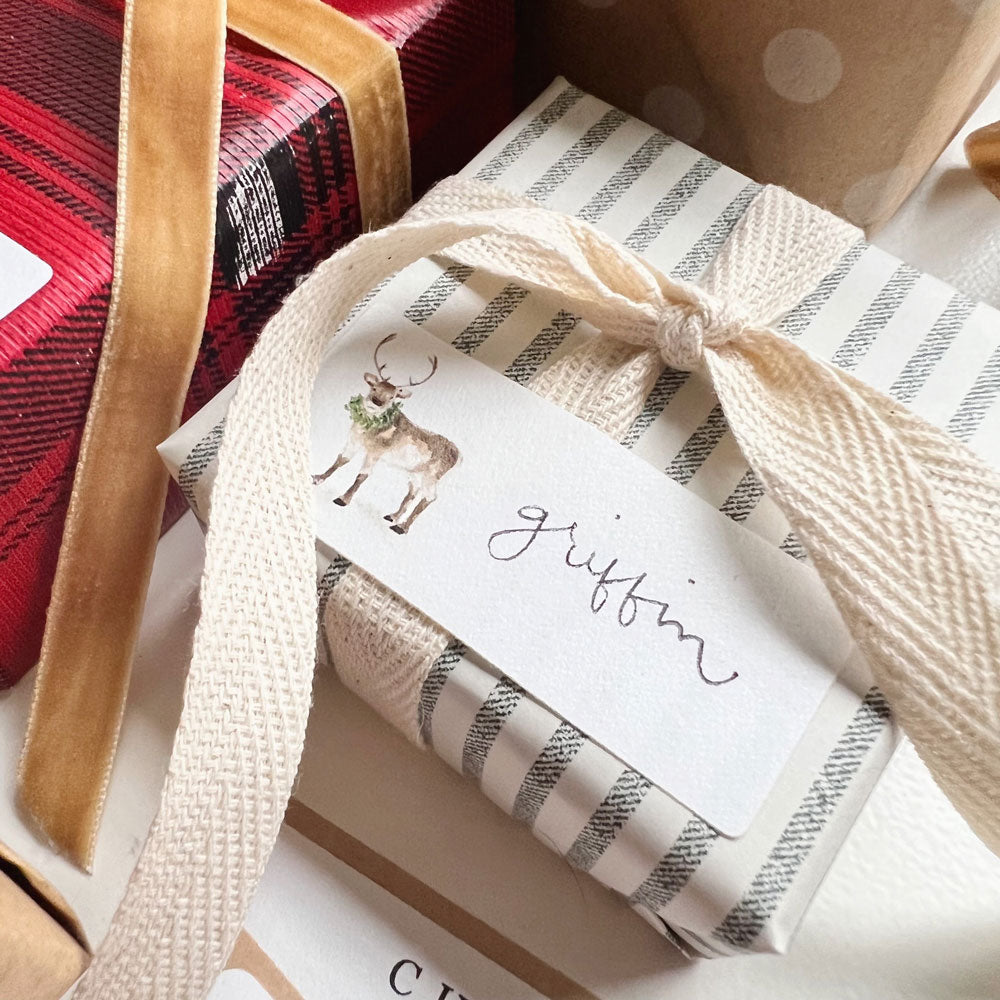 christmas gift tag sticker sheets