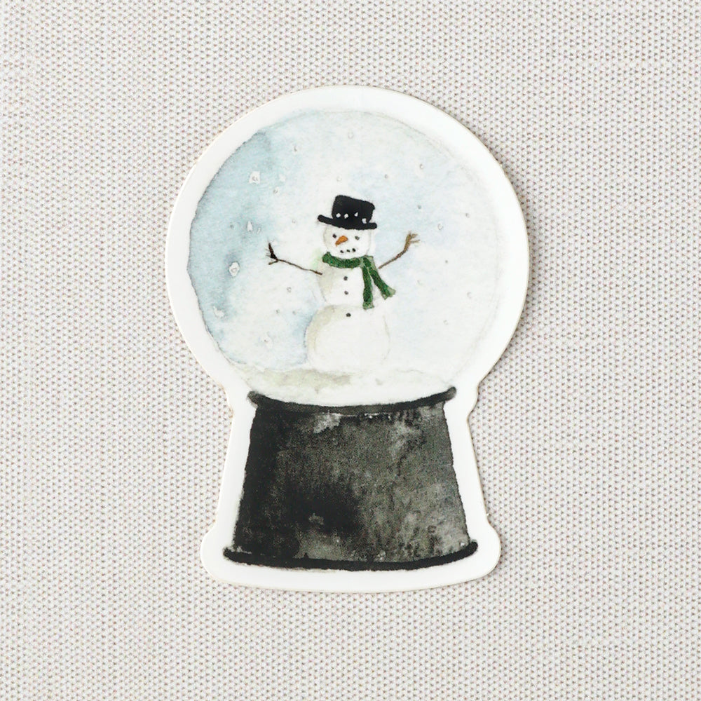snowglobe sticker