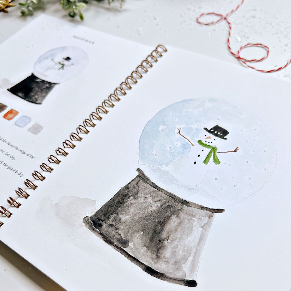 watercolor workbook christmas - emily lex studio