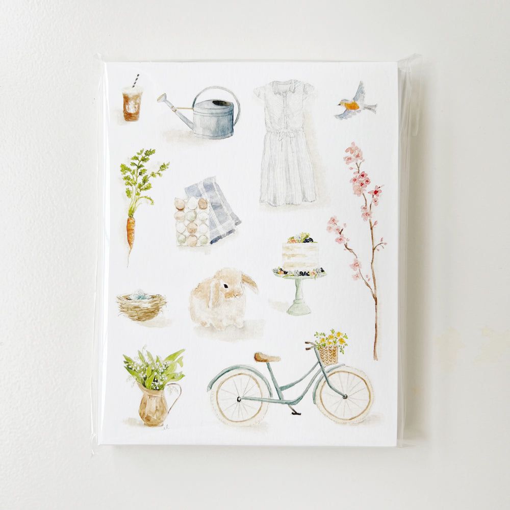 springtime notecards - emily lex studio
