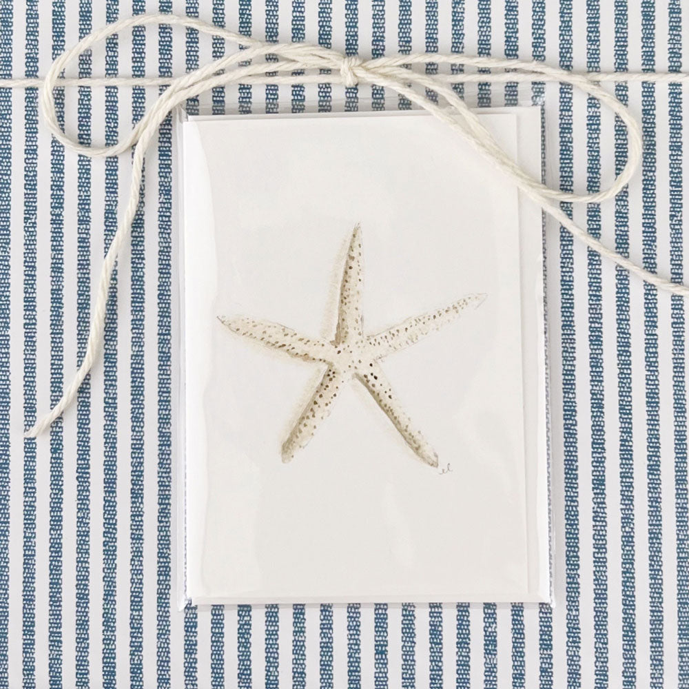 starfish mini notecard