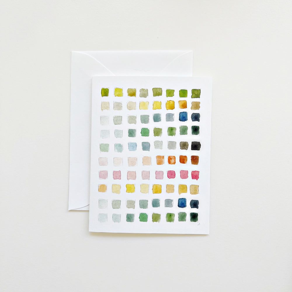 paint swatch notecards - emily lex studio