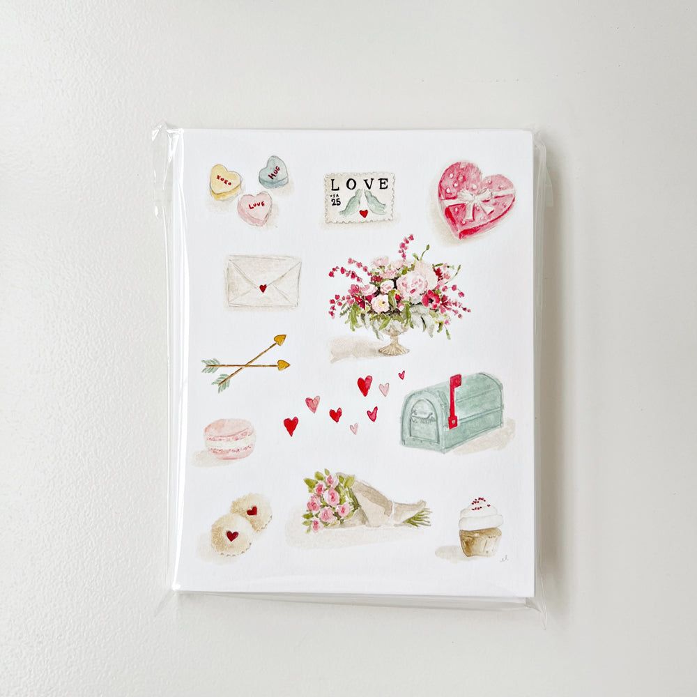 valentine notecards - emily lex studio