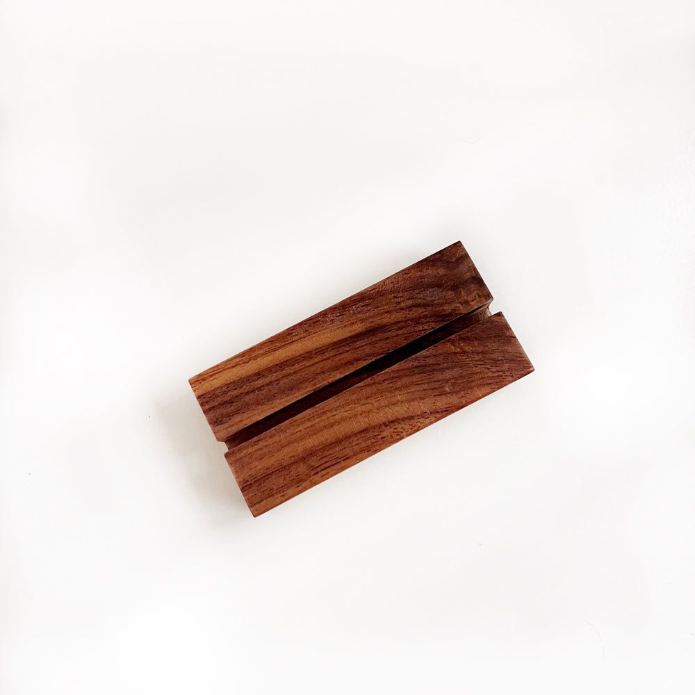 wood card holder - emily lex studio