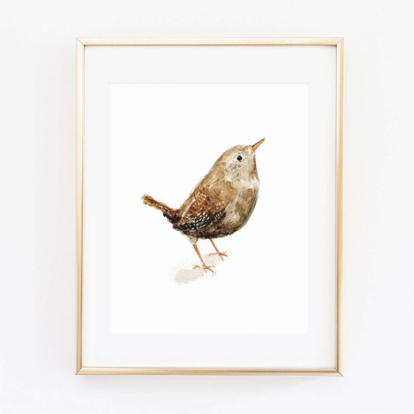 wren art print