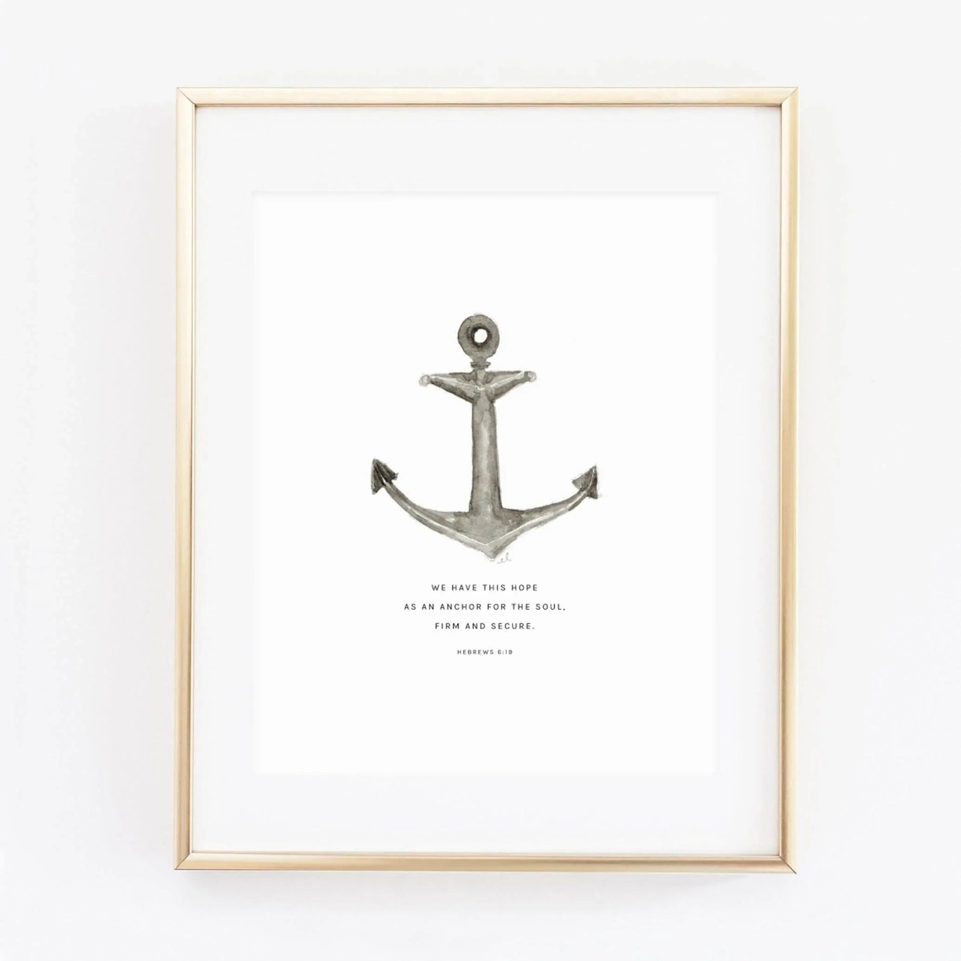 hebrews 6:19 anchor scripture print - emily lex studio