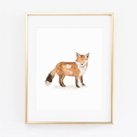 fox art print
