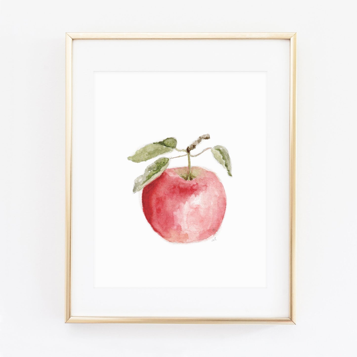 apple art print