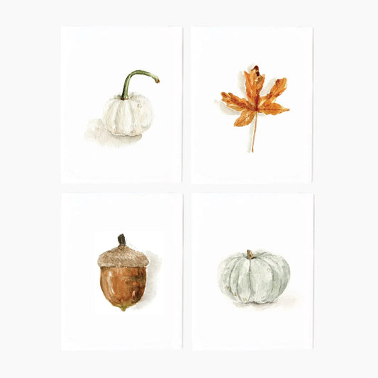 autumn assorted notecard set